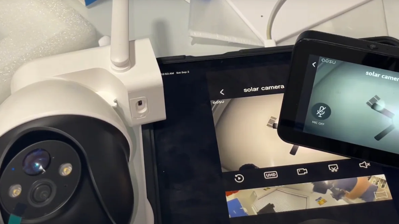 What components are typically included in a home security system?